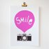 Affiche Smile Rose